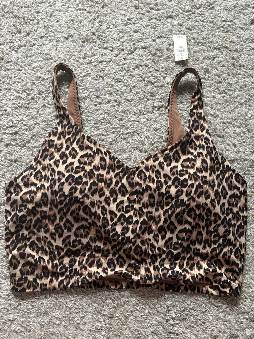 Aerie OFFLINE Real Me Cheetah Print Sports Bra Size XL NWT